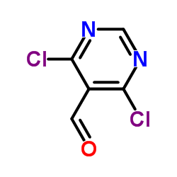 4,6-二氯-5-嘧啶甲醛结构式