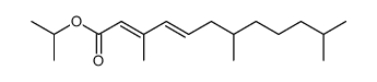 i-propyl 3,7,11-trimethyldodeca 2,4-dienoate Structure