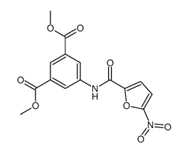 dimethyl 5-[(5-nitrofuran-2-carbonyl)amino]benzene-1,3-dicarboxylate Structure
