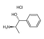 (1R,2R)-2-amino-1-phenyl-propan-1-ol hydrochloride结构式