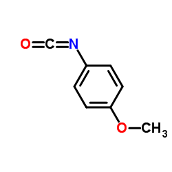 4-甲氧基苯异氰酸酯结构式