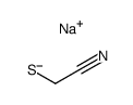 mercaptoacetonitrile sodium salt Structure