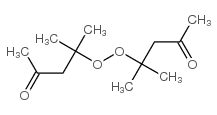 Diacetone alcohol peroxide(in a mixture,content≤57%,containing≥8% water,≤26%diacetone alcohol,≤9% hydrogen peroxide,≤10% available oxygen) Structure