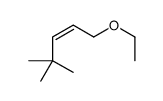 1-Ethoxy-4,4-dimethyl-2-pentene结构式