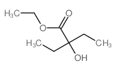 ethyl 2-ethyl-2-hydroxy-butanoate Structure