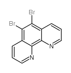 5,6-二溴-1,10-菲罗啉结构式