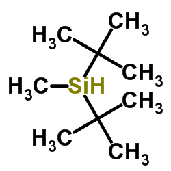 Methyl[bis(2-methyl-2-propanyl)]silane structure