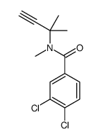 3,4-dichloro-N-methyl-N-(2-methylbut-3-yn-2-yl)benzamide Structure