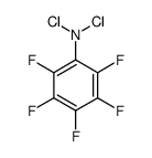 N,N-dichloro-2,3,4,5,6-pentafluoroaniline结构式