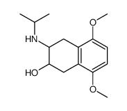 2-isopropylamino-3-hydroxy-5,8-dimethoxy-1,2,3,4-tetrahydronaphthalene结构式