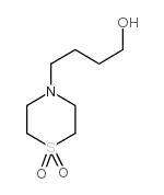 4-(4-羟丁基)硫代吗啉1,1-二氧化物结构式
