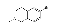 6-bromo-2-methyl-1,2,3,4-tetrahydroisoquinoline Structure