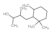 4-(2,6,6-三甲基环己基)-3-甲基-2-丁醇结构式