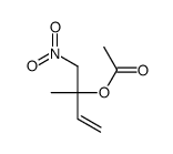 (2-methyl-1-nitrobut-3-en-2-yl) acetate结构式