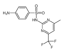 4-amino-N-[4-methyl-6-(trifluoromethyl)pyrimidin-2-yl]benzenesulfonamide Structure