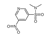 N,N-dimethyl-5-nitropyridine-3-sulfonamide结构式