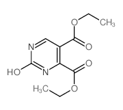 2-氧代-1,2-二氢-4,5-嘧啶二甲酸二乙酯结构式