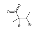 2,3-dibromo-2-nitropentane结构式