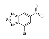 4-bromo-6-nitro-2,1,3-benzoselenadiazole结构式