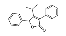 2,4-diphenyl-3-propan-2-yl-2H-furan-5-one结构式