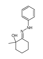 1-Methyl-2-(phenyl-hydrazono)-cyclohexanol结构式