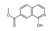1-氧代-1,2-二氢异喹啉-7-羧酸甲酯结构式