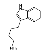 4-(1H-吲哚-3-基)丁胺结构式
