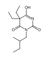 5,5-diethyl-1-(2-methylbutyl)-1,3-diazinane-2,4,6-trione Structure