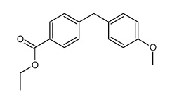 ethyl 4-(4-methoxybenzyl)benzoate结构式