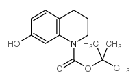 TERT-BUTYL 7-HYDROXY-3,4-DIHYDROQUINOLINE-1(2H)-CARBOXYLATE结构式