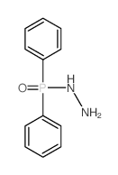 Phosphinic hydrazide,P,P-diphenyl- Structure