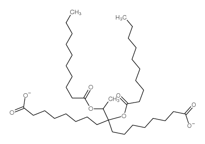Decanoic acid, mixed diesters with octanoic acid and propylene glycol Structure