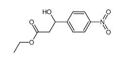 ethyl 3-hydroxy-3-(4-nitrophenyl) propanoate Structure