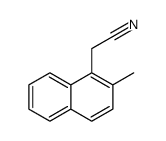 (2-methyl-1-naphthyl)acetonitrile结构式