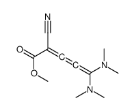 methyl 2-cyano-5,5-bis(dimethylamino)penta-2,3,4-trienoate Structure