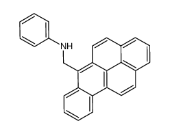 N-(benzo[b]pyren-6-ylmethyl)aniline结构式