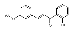 2-Propen-1-one,1-(2-hydroxyphenyl)-3-(3-methoxyphenyl)- Structure