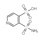 3-(Aminosulfonyl)-4-pyridinesulfonic acid Structure