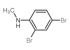 2,4-二溴-N-甲基苯胺结构式