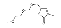 2-(2-methoxyethoxymethoxymethyl)-4-methyl-2H-furan-5-one结构式