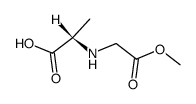 L-Alanine, N-(2-methoxy-2-oxoethyl)- (9CI)结构式