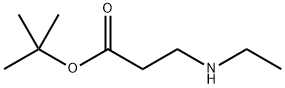 3-(乙基氨基)丙酸叔丁酯结构式