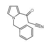 2-(氰基乙酰基)-1-苄基吡咯结构式
