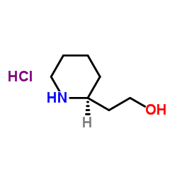 (S)-2-哌啶-2-基乙醇盐酸盐结构式