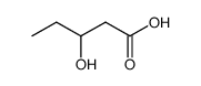β-hydroxyvaleric acid Structure