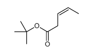 tert-Butyl trans-3-pentenoate Structure