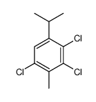 1,3,4-trichloro-2-methyl-5-propan-2-ylbenzene Structure