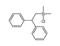 chloro-(2,2-diphenylethyl)-dimethylsilane结构式