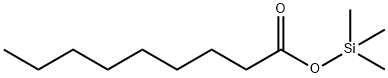 Nonanoic acid trimethylsilyl ester结构式