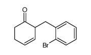 2-[(2-bromophenyl)methyl]cyclohex-3-en-1-one Structure